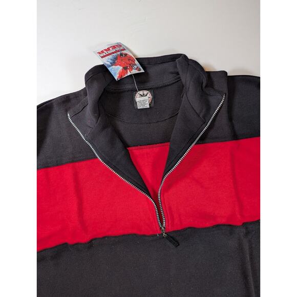 Vintage 1990s MARLBORO UNLIMITED GEAR Half Zip Pullover Shirt Size XL New - Picture 7 of 8